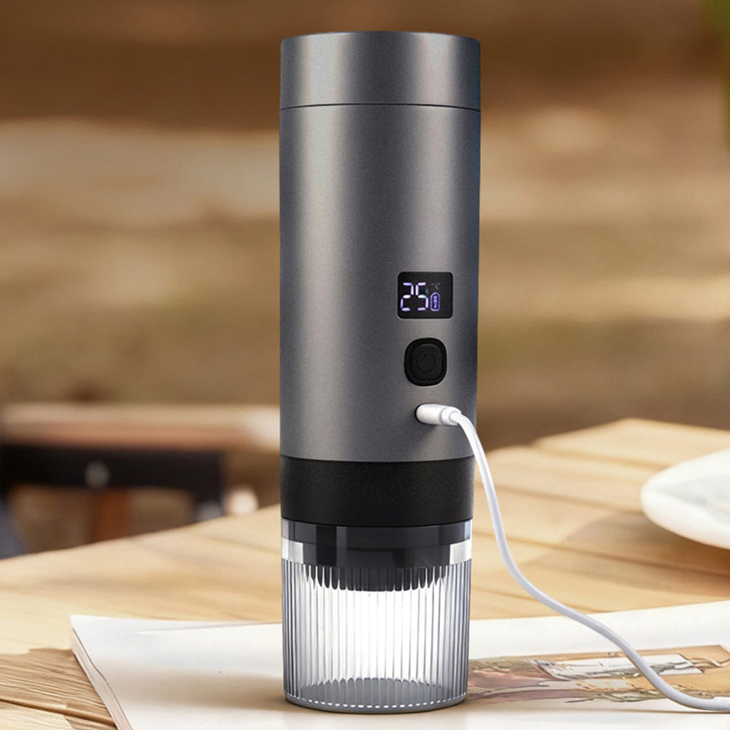 Portable capsule coffee machine